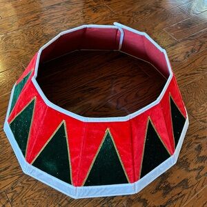 Festive Red and Green Tree Skirt